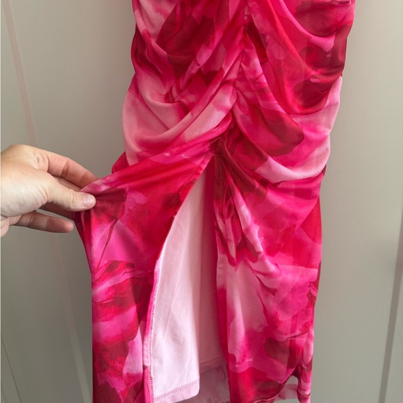 BTFBM Women Bodycon Maxi Summer Sleeveless Floral Ruched Dress - Picture 8 of 11